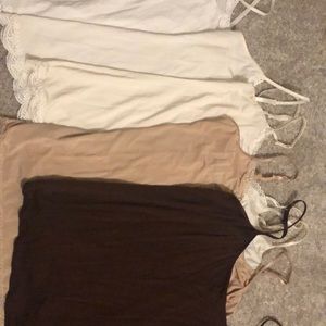 Bundle of 5 Jockey camisoles